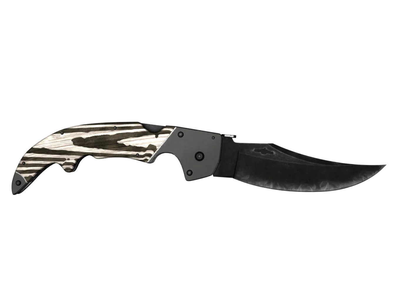 Falchion Knife | Black Laminate (Battle-Scarred) | CS2 skin ...