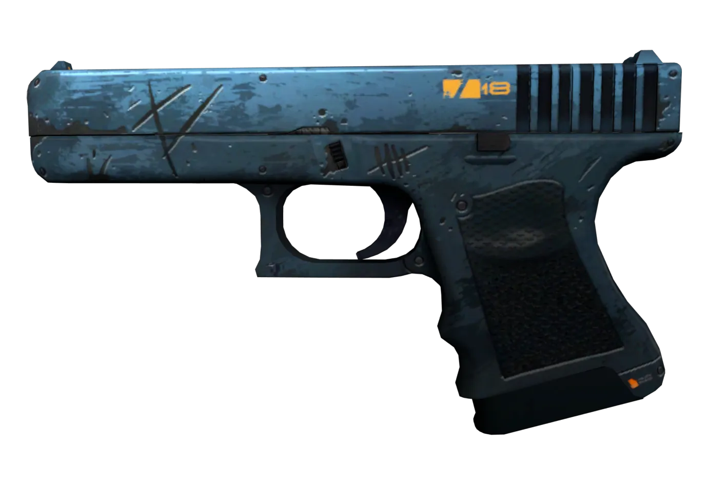 Глок 18. Glock 18 CS go. Glock-18 | пришелец. Синий Глок в КС го.