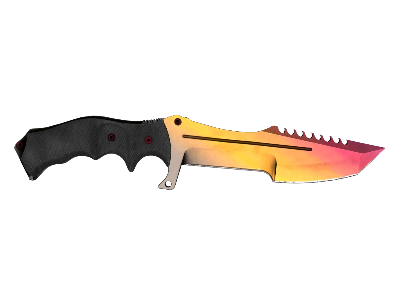 Stattrak knife. Охотничий нож градиент КС го. Хантсман нож. Fade нож. Huntsman Knife Black Laminate.