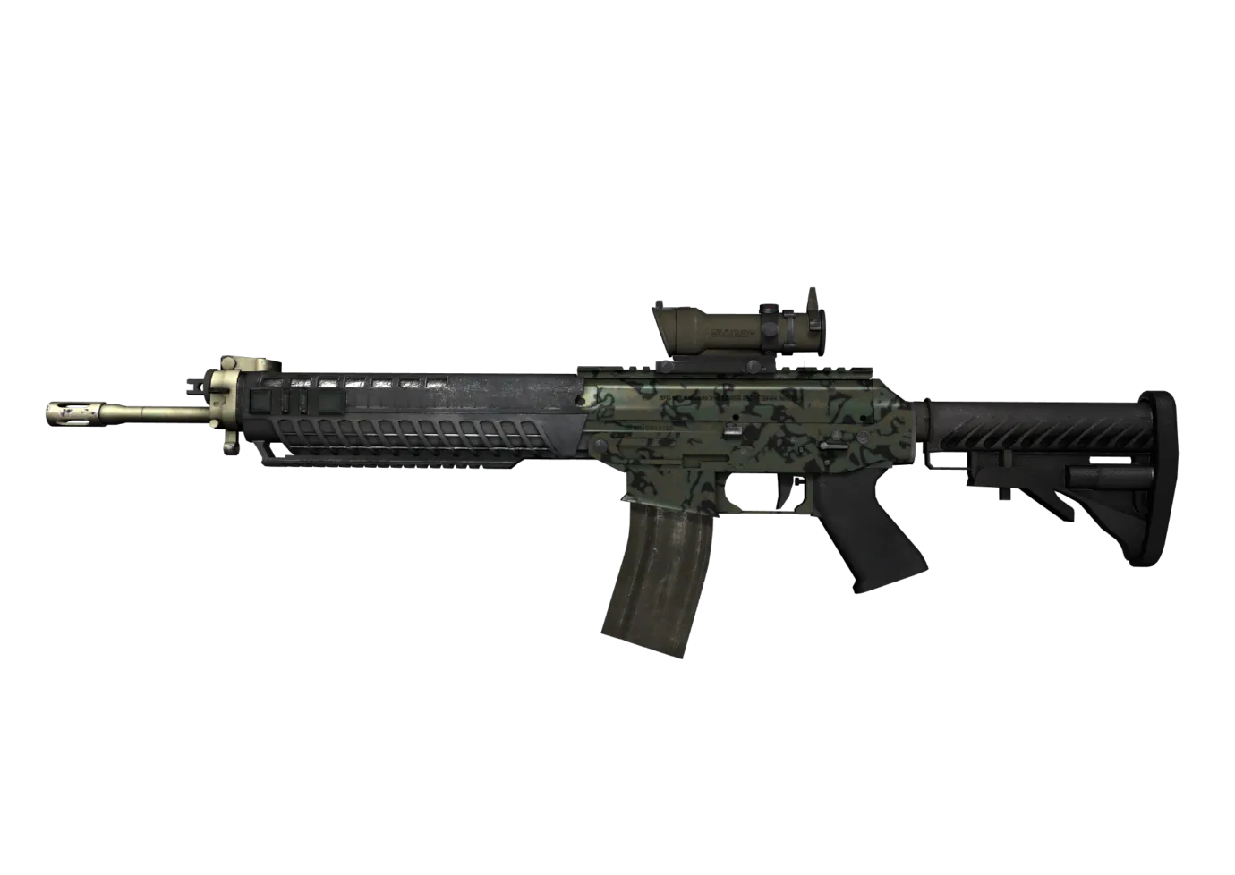 SG 553 | Army Sheen | CS2 skin - Pricempire.com