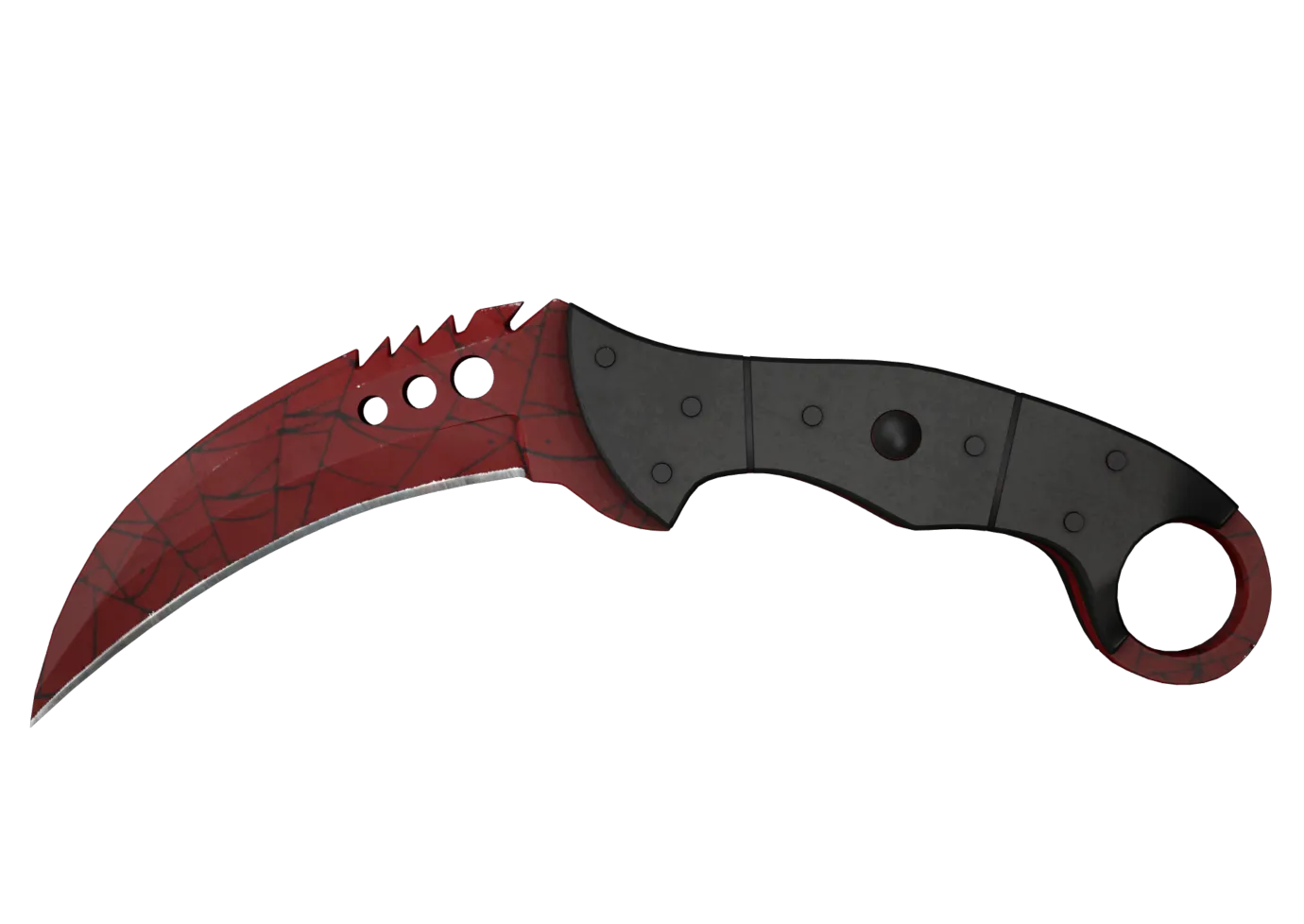 Talon Knife | Crimson Web | CS2 skin - Pricempire.com