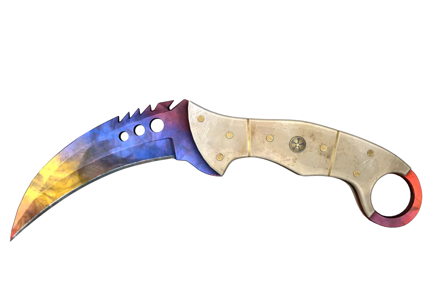 Talon Knife | Marble Fade | CS2 skin - Pricempire.com