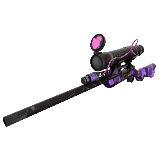 Strange Festive Purple Range Sniper Rifle (WellWorn) TF2 skin